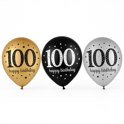 100th Birthday Balloons