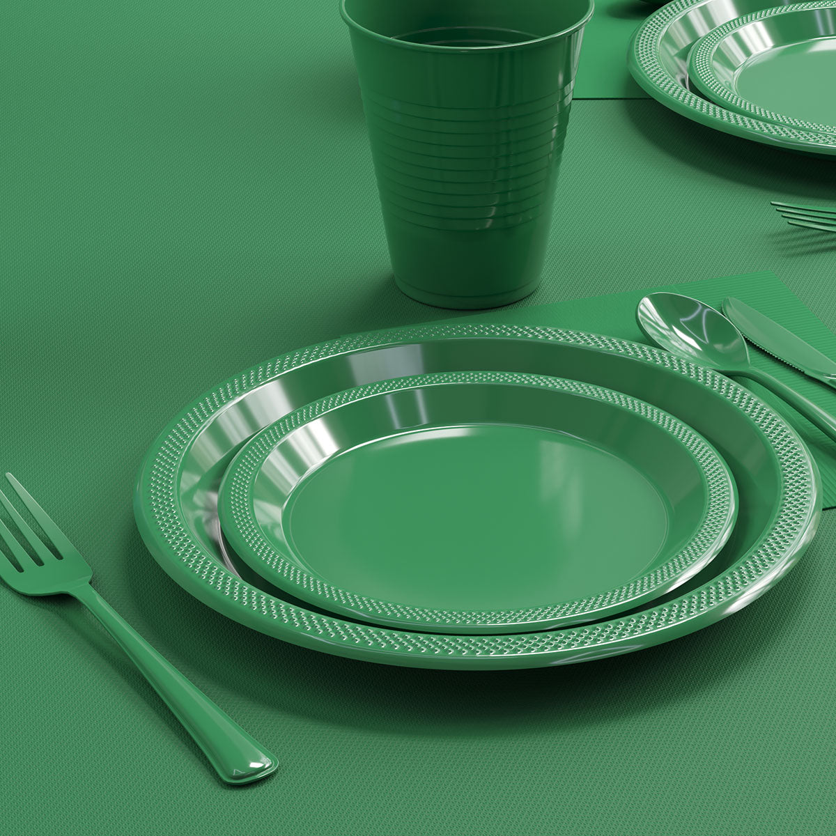 Emerald green dinnerware best sale