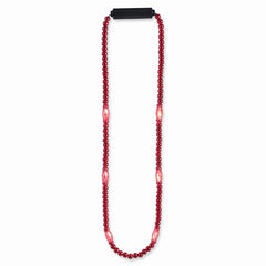 Red Light-Up Bead Necklace - 32.5" Team Spirit Accessory