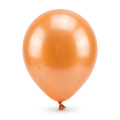 12" Pearl Orange Latex Balloons - Pack of 15