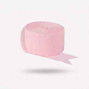 Blush Crepe Streamer - 81 ft.