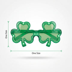Light-Up Shamrock Glasses for St. Patrick's Day Celebrations