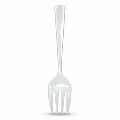 Clear Plastic Serving Forks - 9.75"