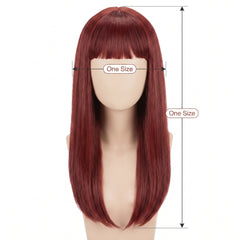 Auburn Electra Halloween Costume Wig