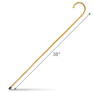 Elegant Bamboo Cane Costume Accessory - 37-Inch