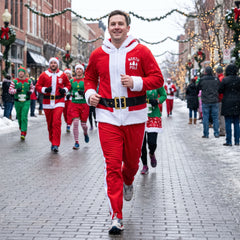 Santa Claus Tracksuit Costume - Adult XXL