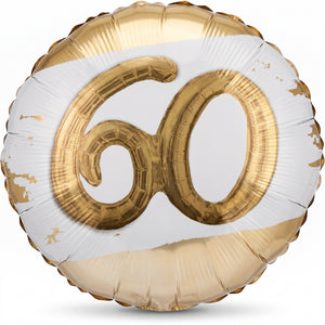 Golden Age 60th Birthday Foil Balloon