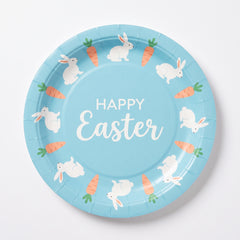 Hoppy Easter 6.75" Round Paper Plates