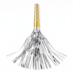Silver & Gold Fringed Party Blowouts