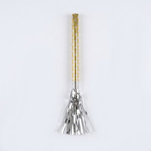 Silver & Gold Fringed Party Blowouts