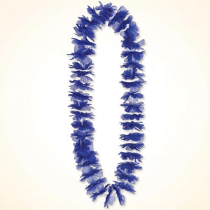 Royal Blue Lei Necklace - 40-Inch