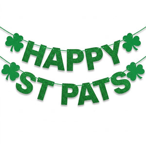 St. Patrick's Day "Happy St. Pat's" Letter Banner