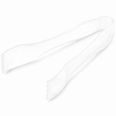 White Mini Plastic Tongs - 2 Pack