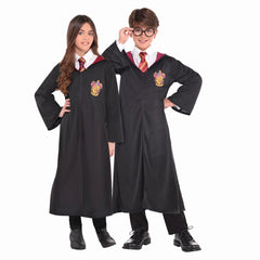 Adult Gryffindor Robe with Hood and Crest, Harry Potter Costume Accessory - Child L/XL