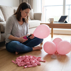 New Pink 9" Latex Balloons - 20 Pack