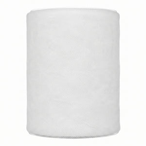 Elegant White Tulle Spool for Wedding Decorations