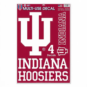 Indiana Hoosiers 11x17 Decal Sheet