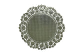 10 In. Round Silver Foil Doilies | 6 Count