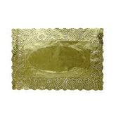 10 In. X 14.5 In. Gold Foil Doilies | 4 Count