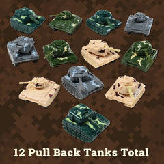 Pull Back Tanks - 12 Count