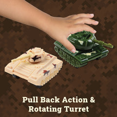 Pull Back Tanks - 12 Count