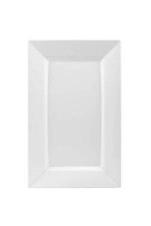 11.5 In. Clear Rectangular Plastic Plates | 120 Count