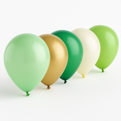 5" Assorted Natural Latex Balloons - 25 Pack