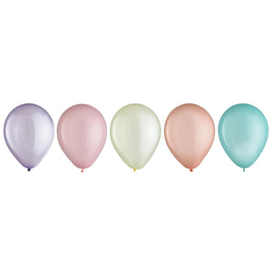 Sorbet Mix Latex Balloons 11" - 15 Pack