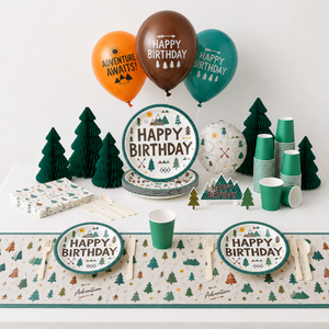 100 Pcs Safari Party Kit - For 8 Guests