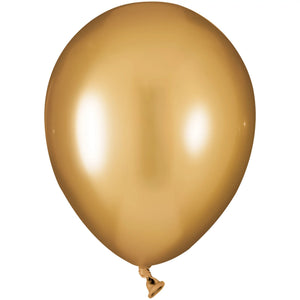 Luxaire Premium Gold Metallic Latex Balloons - 5" | 50 Count