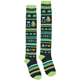 Lucky Stripes St. Patrick's Day Knee-High Socks