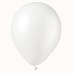 Classic White 12" Latex Balloons - Pack of 15