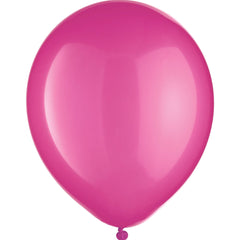Bright Pink 12" Latex Balloons - 15 Pack