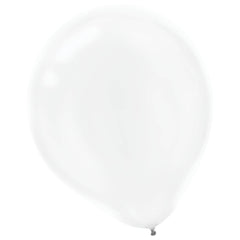 Pearl White Latex Balloons - 12 In. | 15 Count