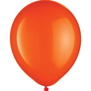Vibrant Orange Latex Balloons - 9" | 20 Count