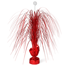 Giant Red Metallic Spray Centerpiece