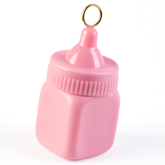 Pink Baby Bottle Balloon Weight