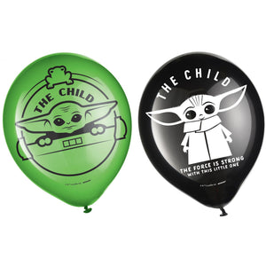 The Mandalorian The Child Latex Balloons - 6 Pack