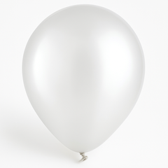 Elegant Pearl White Bulk Latex Balloons - 12 inch