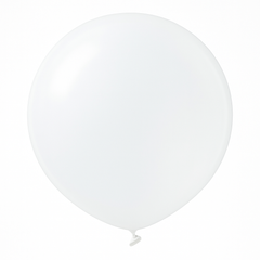 Classic White 24" Latex Balloons, 4-Pack