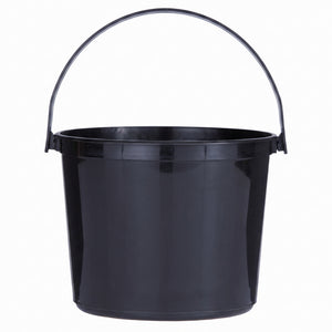 Black Plastic Favor Pail for Parties