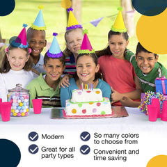 Little Gym - 12 Oz. Cerise Plastic Cups | 100 Count