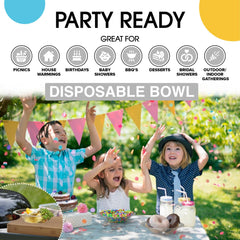 12 Oz. Clear Plastic Bowls | 50 Count