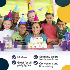 12 Oz. Purple Plastic Cups | 50 Count