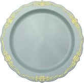 12 Oz. Robin Blue Victorian Design Bowls | 20 Count