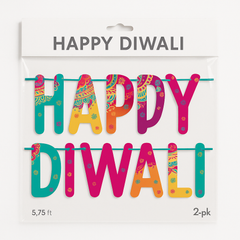 Festive "Happy Diwali" Hanging Banner Decoration Kit