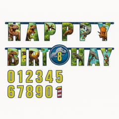 Jurassic World Birthday Banner