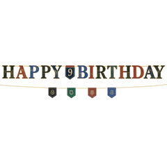 Harry Potter Hogwarts-Themed Customizable Birthday Banner Kit