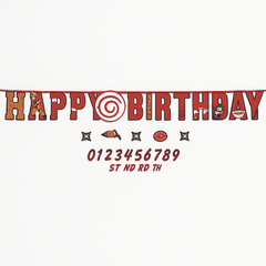Naruto Jumbo Birthday Letter Banner