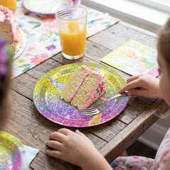 Disney Tinkerbell 7" Prismatic Plates
